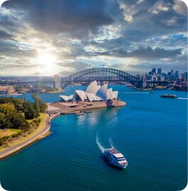 Business class travel to Sydney
