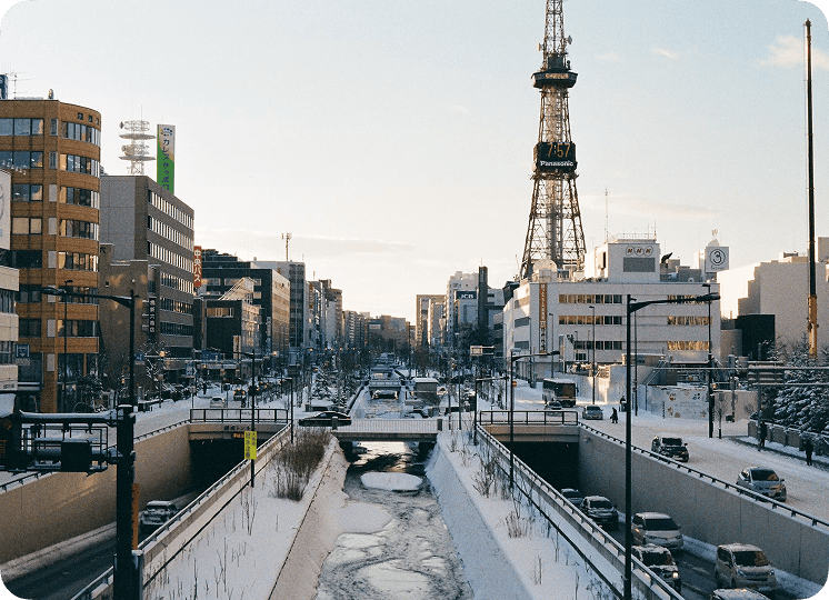 Business class travel to Sapporo