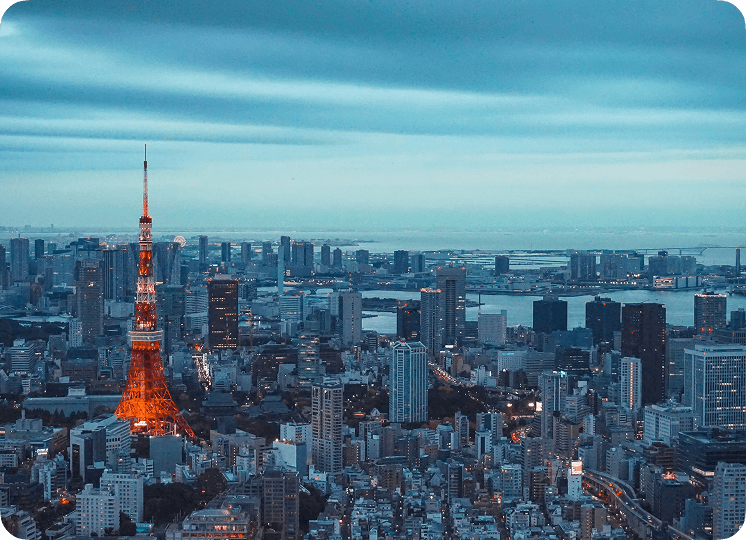 Business class travel to Tokyor